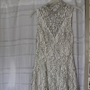 Keepsake white lace cocktail dress